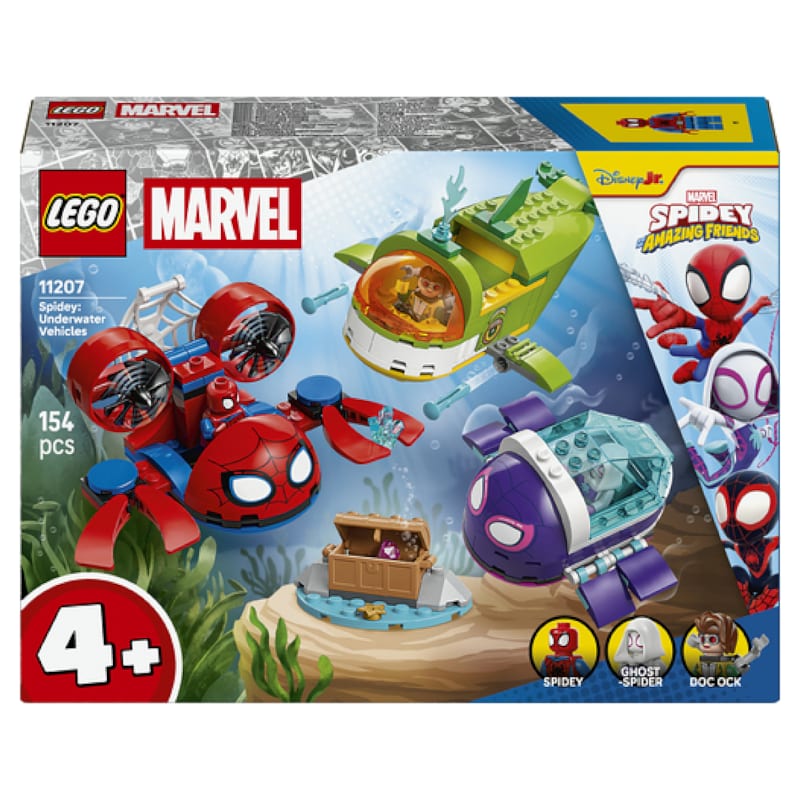 LEGO® Marvel Spidey : les véhicule sous-marins Spidey 11207