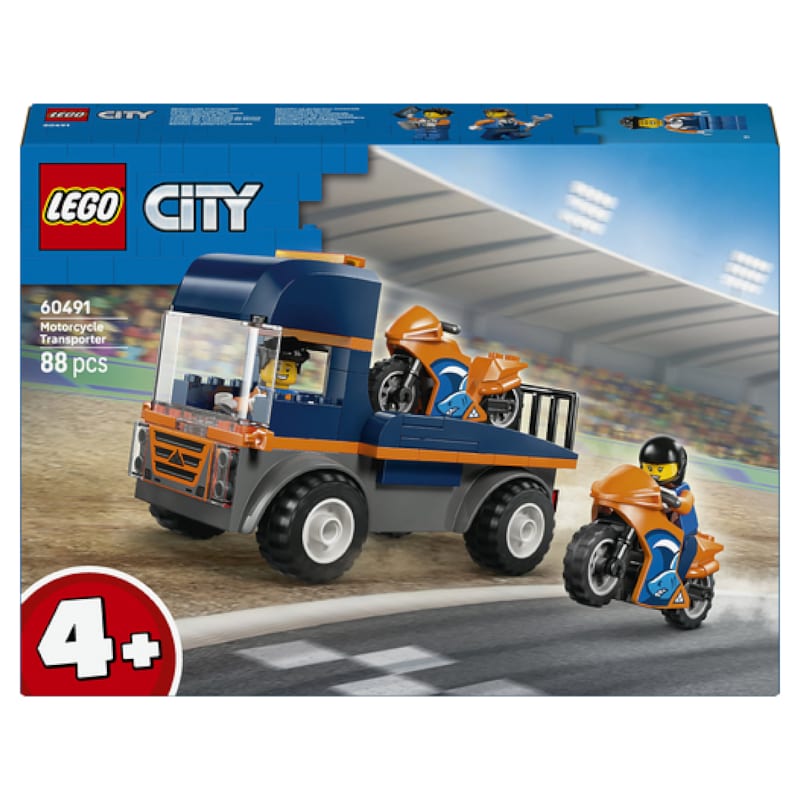 LEGO® City Le transporteur de motos 60491
