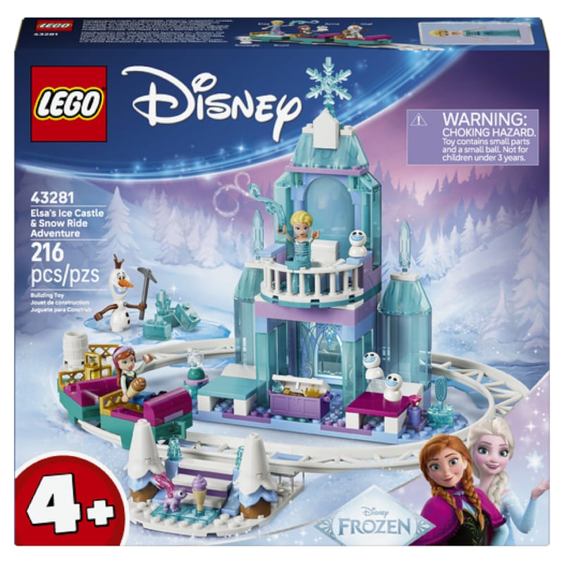 LEGO® Disney Le château de glace et la piste enneigée d’Elsa Princess 43281