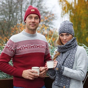 Chauffe-mains en laine tricotée ivanhoe