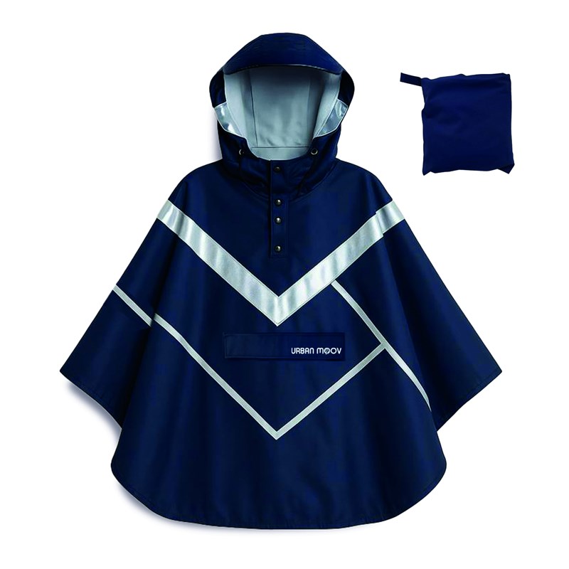 T'nb - poncho de pluie imperméable réfléchissant bleu - taille m