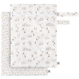 Sac à couches imperméable tiny farmer pois et mouton