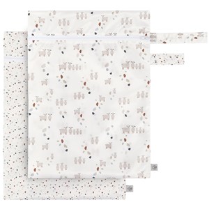 Sac à couches imperméable tiny farmer pois et mouton
