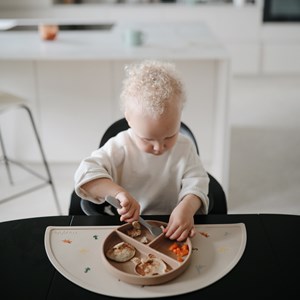 Set de table en silicone dinosaure
