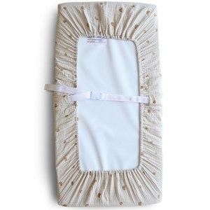 Housse de matelas à langer en coton bio rainbows (72 x 48 cm)