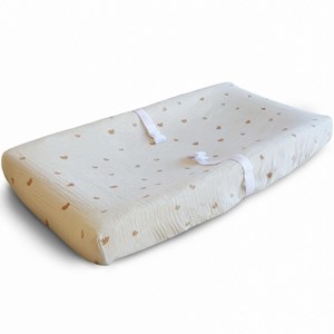 Housse de matelas à langer en coton bio rainbows (72 x 48 cm)