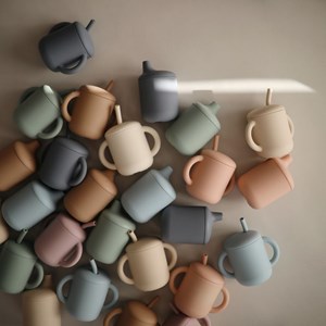 Tasse à bec en silicone sand