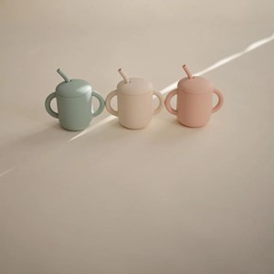 Tasse à paille blush