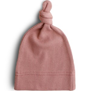 Bonnet de naissance côtelé cedar