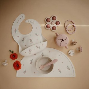 Set de table en silicone pink flowers