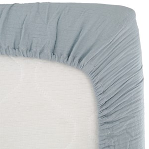 Drap housse en gaze de coton