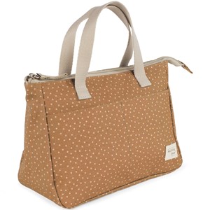 Trousse de toilette à pois poppy cannelle