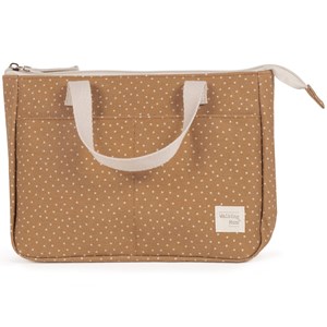 Trousse de toilette à pois poppy cannelle