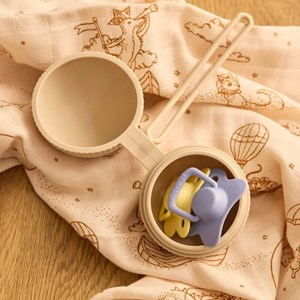 Range sucette en silicone ivoire