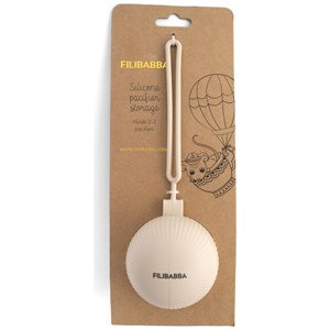 Range sucette en silicone ivoire