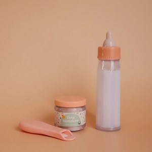 Box mon premier petit pot lait et petit pot céréales pour poupée