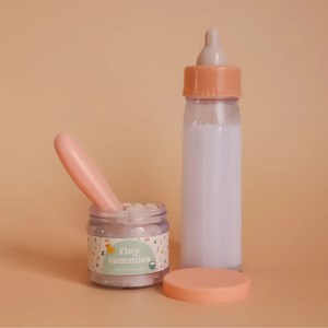 Box mon premier petit pot lait et petit pot céréales pour poupée