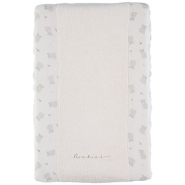 Housse de matelas à langer en éponge écrue