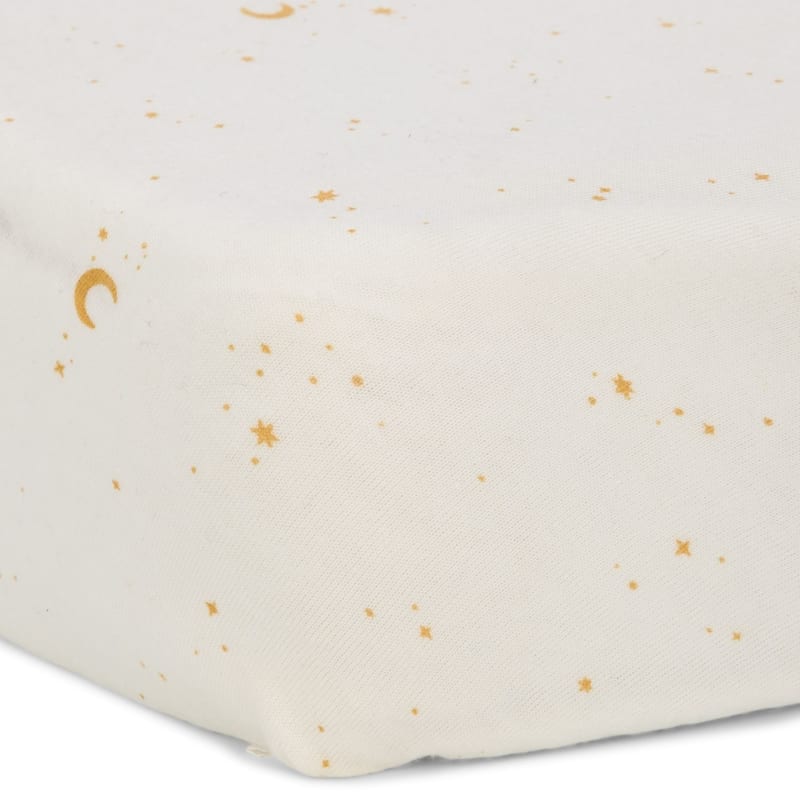 Drap housse lit bébé moon & stars ( 60 x 120 cm)