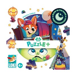 Puzzle+ 35 pièces iello loki et le monst