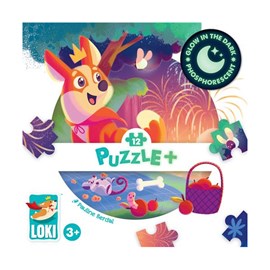 Puzzle 12 pièces iello loki va au feu d'