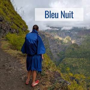 Cape 3 en 1 trail hoppers : poncho, hamac et tarp bleu nuit