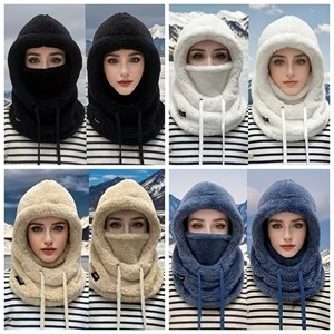 Bonnet de protection contre le froid femme - bleu Bleu