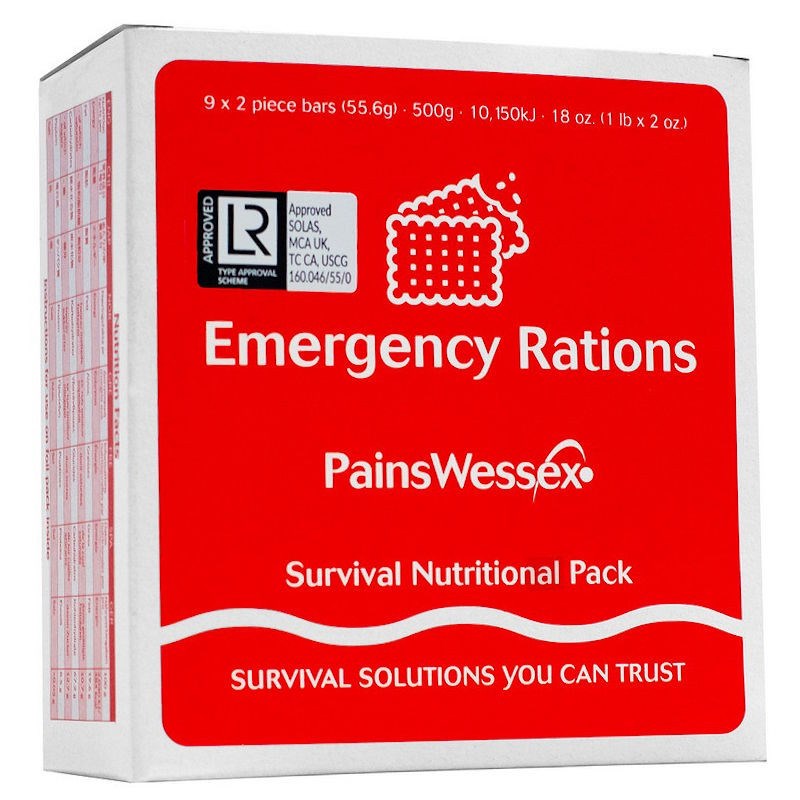 Ration de survie pains wessex survival nutritional pack