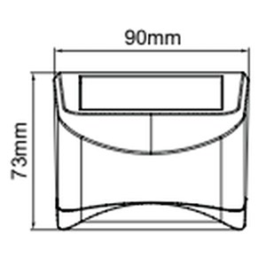 Lot de 2 appliques solaires murales 5 lumens