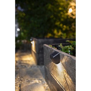 Lot de 4 appliques solaires murales 5 lumens