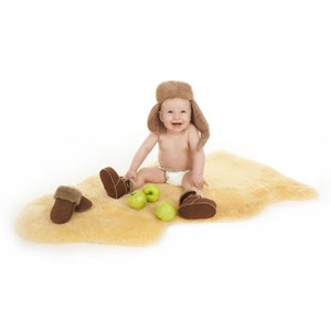 Peau d'agneau naturelle