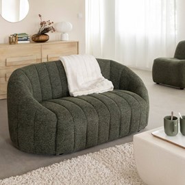 Canapé en tissu vert