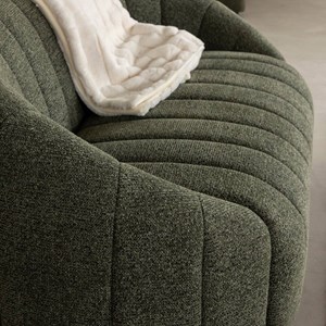 Canapé en tissu vert