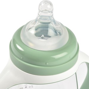 Biberon d'apprentissage 2 en 1 vert sauge (210 ml)
