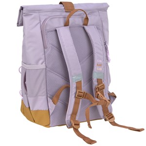 Cartable cp rolltop little gang mauve