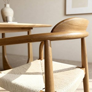 Chaise bois et corde