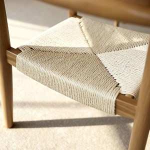 Chaise bois et corde