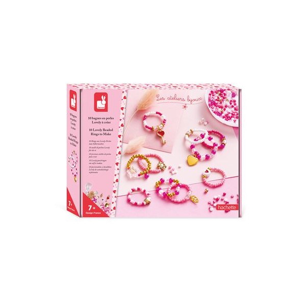 Création perle et bijou janod 10 bagues