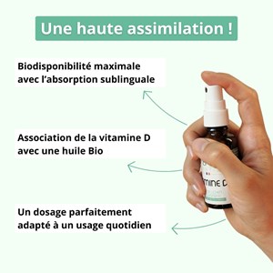 Vitamine d3 végétale - immunité et ossature