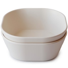 Lot de 2 bols carrés ivory