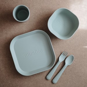 Lot de 2 bols carrés sage