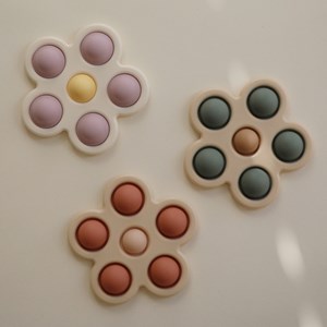 Pop-it fleur en silicone