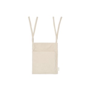 Vide-poches à suspendre velours côtelé nougat