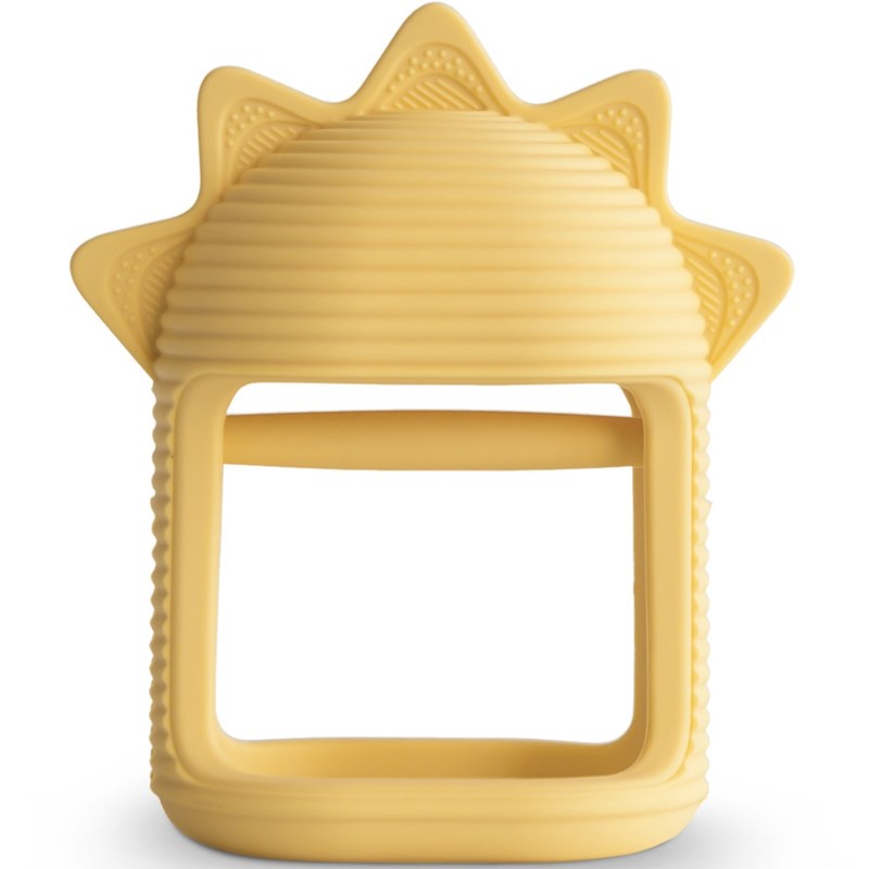 Jouet de dentition en silicone sun yellow
