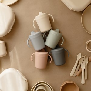 Tasse d'apprentissage en silicone