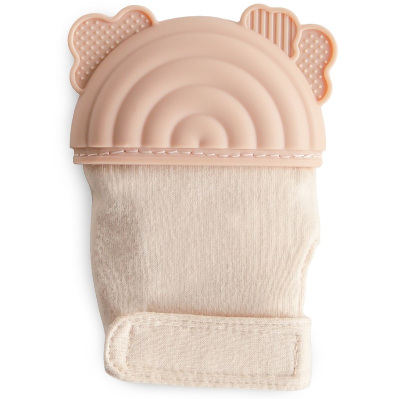 Mitaine de dentition blush