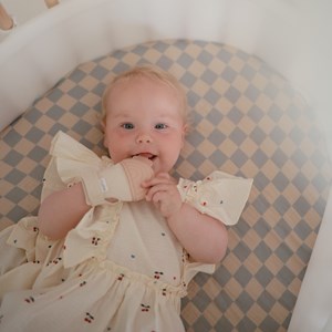 Mitaine de dentition blush