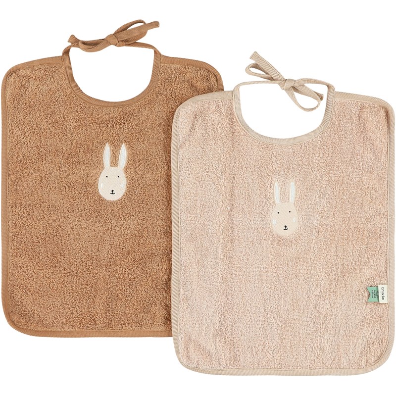 Lot de 2 bavoirs xl rabbit