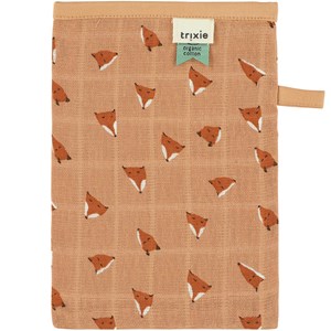 Lot de 3 gants de toilette en mousseline fierce fox