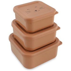Lot de 3 boîtes à goûter mrs. Cat